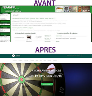 Refonte du site Internet cdmatic à Philippeville - Florennes - Mettet - Couvin