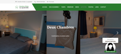 Création site Internet à Gerpinnes Chambre d'hôtes